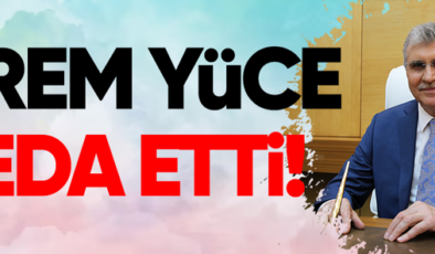 Ekrem Yüce veda etti!