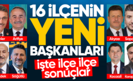 Sakarya’da 16 ilçenin yeni belediye başkanları! İşte ilçe ilçe isimler…