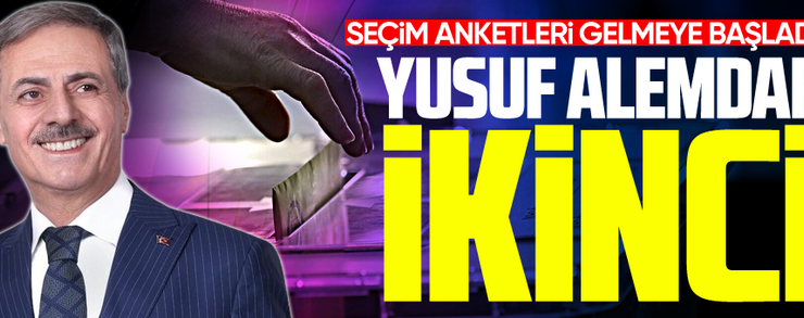 Seçim anketleri gelmeye başladı! Yusuf Alemdar ikinci…