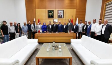 Alemdar ilçe belediye başkanlarını ağırladı