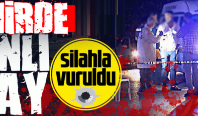 Şehirde kanlı gece! Silahla vuruldu…