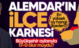 Yusuf Alemdar’ın ilçe karnesi!