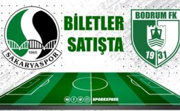 Sakaryaspor-Bodrumspor final biletleri satışta