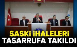 SASKİ ihaleleri tasarrufa takıldı