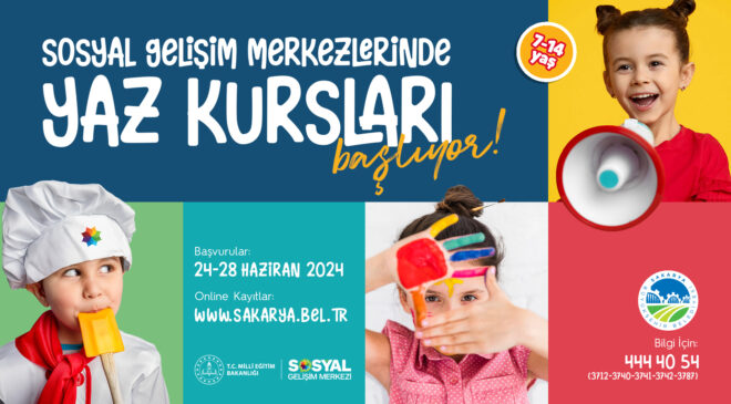 SGM yaz kurslarında kayıtlar 24 Haziran’da başlıyor