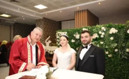 Başkan Çelik genç çiftin mutluluğuna ortak oldu