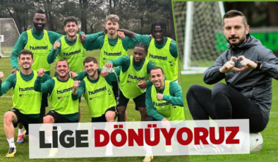 LİGE DÖNÜYORUZ