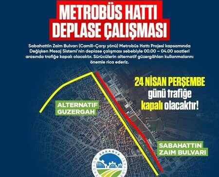 Yenikent güzergâhını kullananlar dikkat: O gece trafiğe kapatılacak