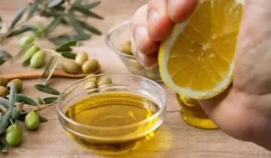Zeytinyağı ve limonu karıştırıp içmenin mucizevi faydaları