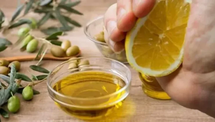 Zeytinyağı ve limonu karıştırıp içmenin mucizevi faydaları
