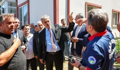 Başkan Alemdar Yangın Bölgesinde: Müdahaleyi Bizzat Takip Ediyor