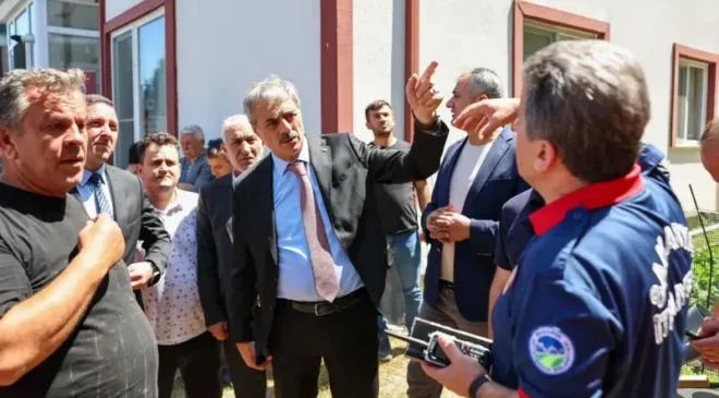 Başkan Alemdar Yangın Bölgesinde: Müdahaleyi Bizzat Takip Ediyor