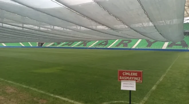 Sakarya Atatürk Stadı bakıma alındı