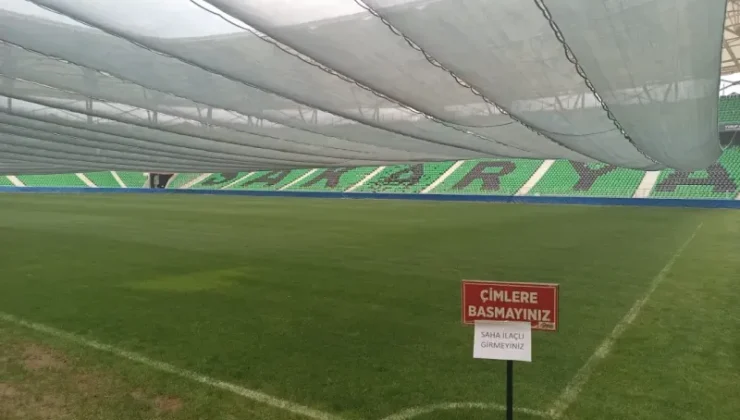 Sakarya Atatürk Stadı bakıma alındı