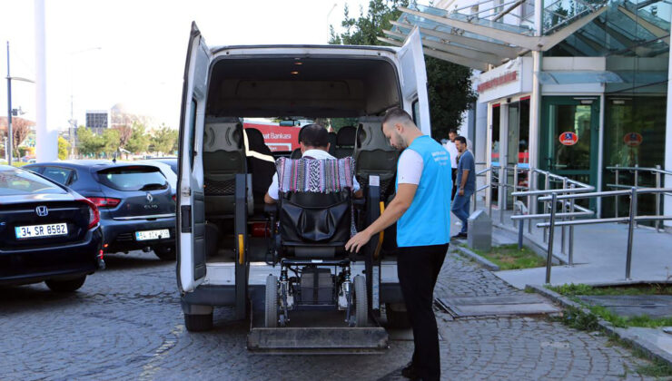 Büyükşehir’den özel gereksinimli vatandaşlara ulaşım desteği