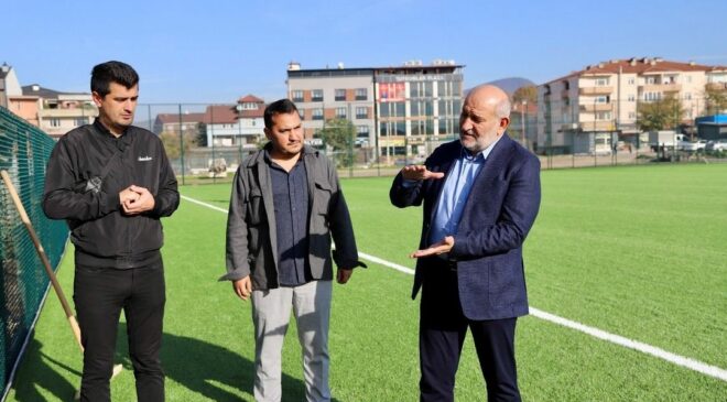 Başkan Püsküllü, Hendek Gençlik Merkezi İnşaatını İnceledi