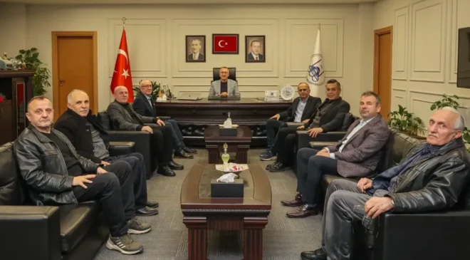 Başkan Işık­s­u, Kooperatif Ve Muhtarları Belediyede Ağırladı