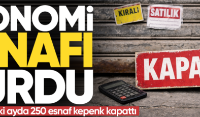 Sakarya’da iki ayda 250 esnaf kepenk kapattı