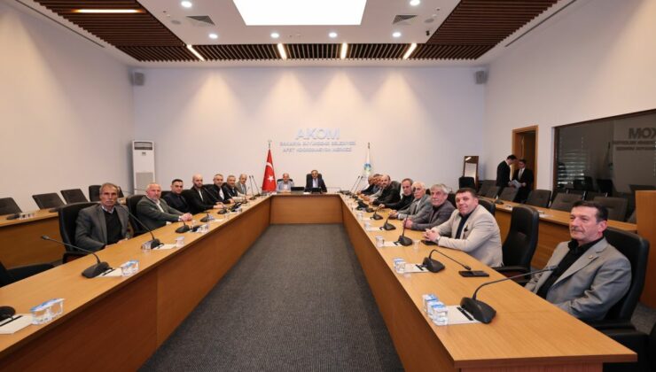 Alemdar, muhtarlarla bir araya geldi