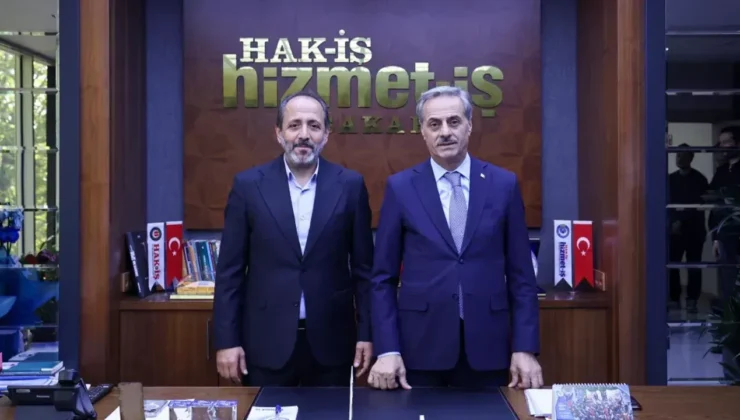 Başkan Alemdar’dan Hizmet-İş’e ziyaret