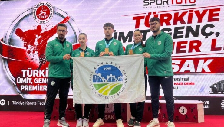 Büyükşehirli sporcular dört branşta madalya yağdırdı
