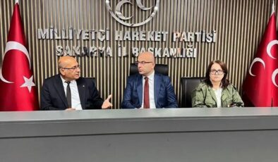 MHP Karasu Teşkilatından İl Başkanı Oğuz Alkaş’a Hayırlı Olsun Ziyareti